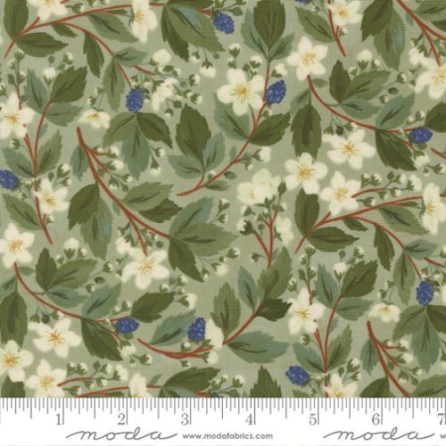 Brookside - Bramble Floral Florals Berries - Sagebrush 36081 16