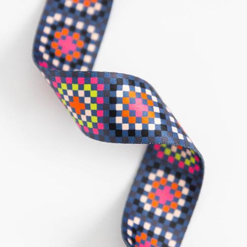 Webbing Granny Sq In Night 1.5" SSCWEB 30