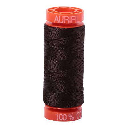 Aurifil - Very Dark Bark - Cotton Mako Thread 50wt 220yds