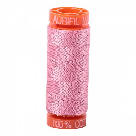 Aurifil - Bright Pink - Cotton Mako Thread 50wt 220yds