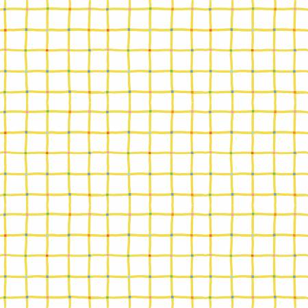 100 Aker Woods - Picnic Plaid White