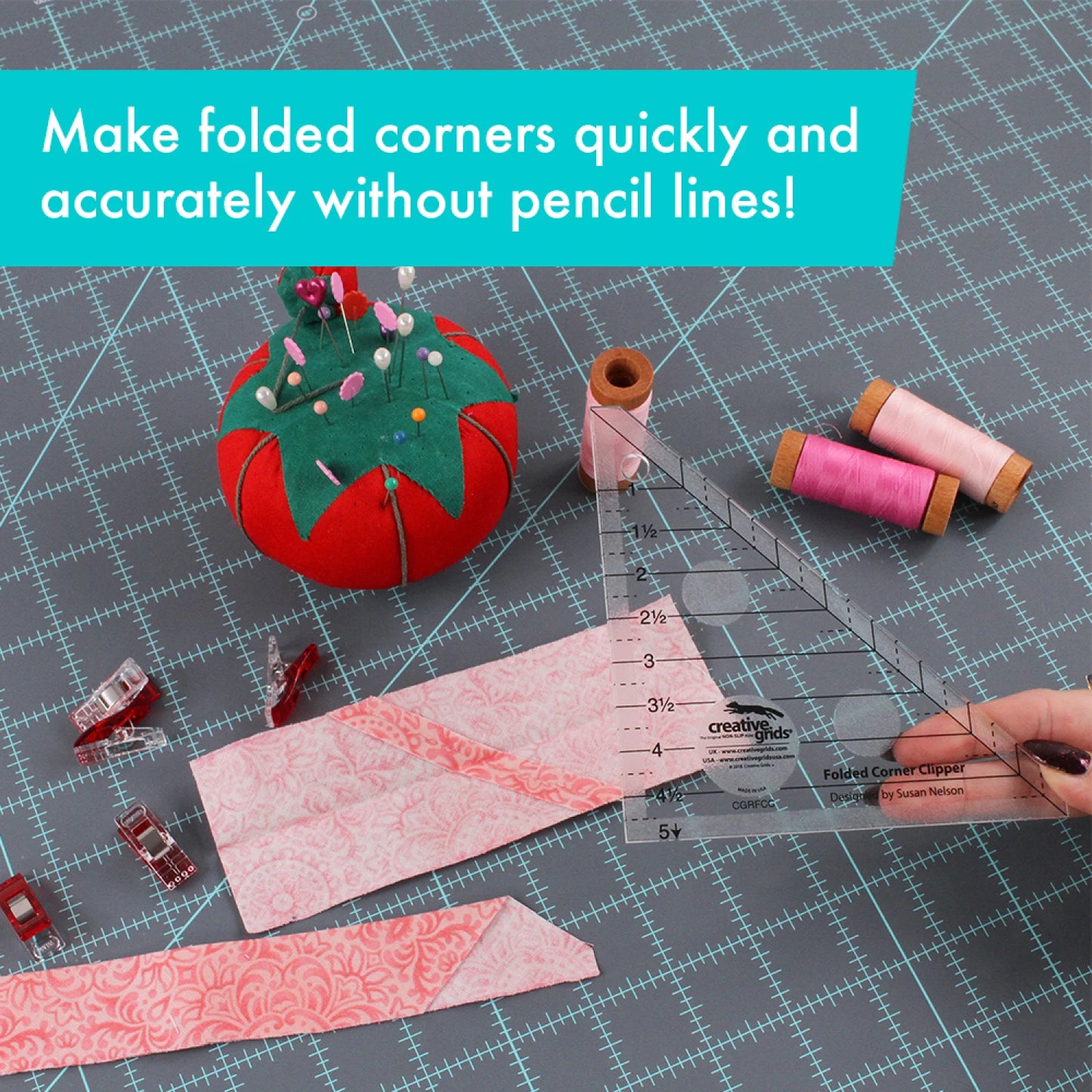Folded Corner Clipper by Creative Grids