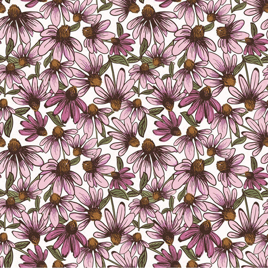 Coneflower Corral Echinacea White