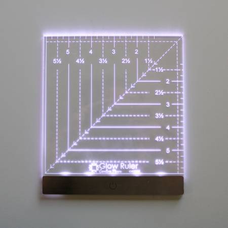 Glow Ruler 6in Square