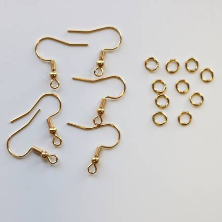 Earring Wires Gold