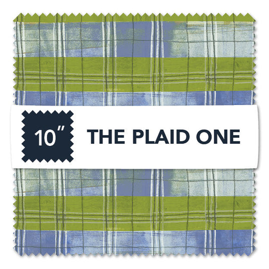 The Plaid One 10"x10" Squares - Multi
