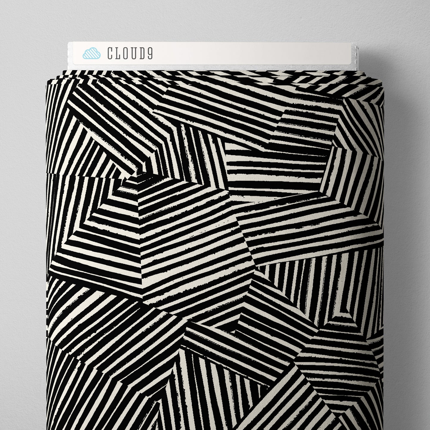 Cloud 9 - Lines Maze Canvas