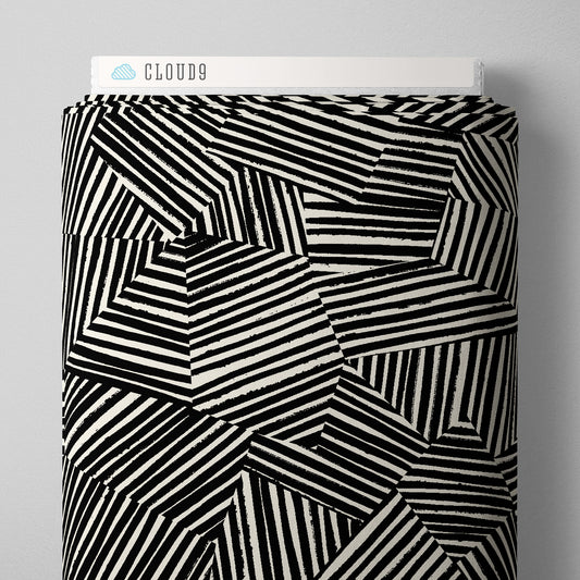Cloud 9 - Lines Maze Canvas