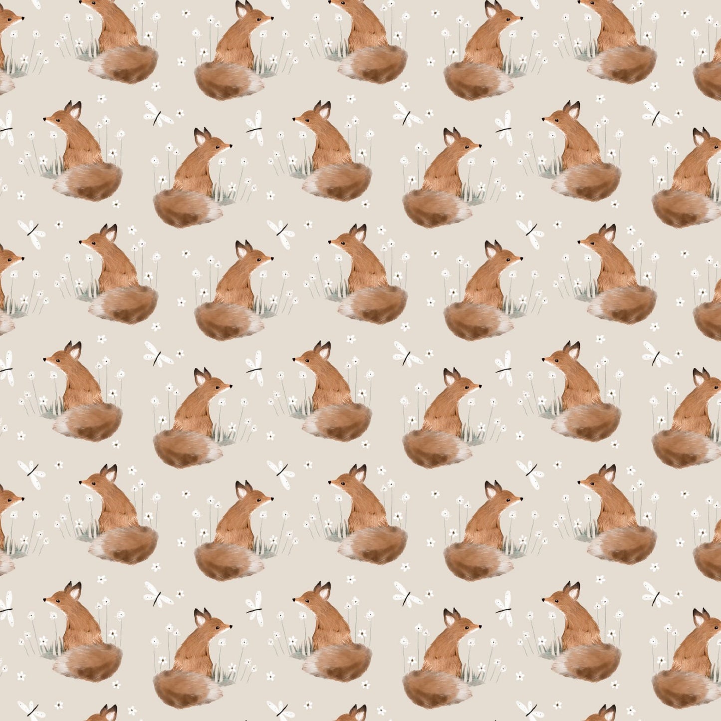 Charmwood Foxes Cream