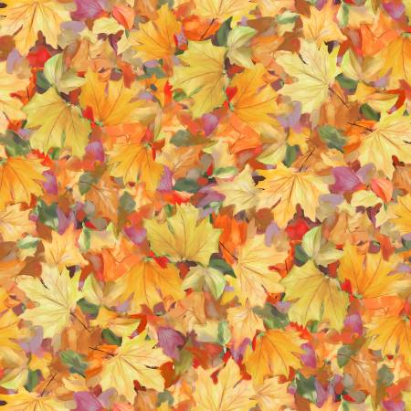 Fall Friends - Packed Painted Leaves