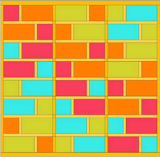 Great Wall - Pdf Pattern - Six Pack Quilt Patterns