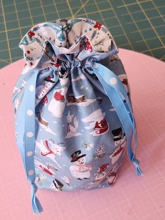 Drawstring Pouch - Frost and Flurry - Kit