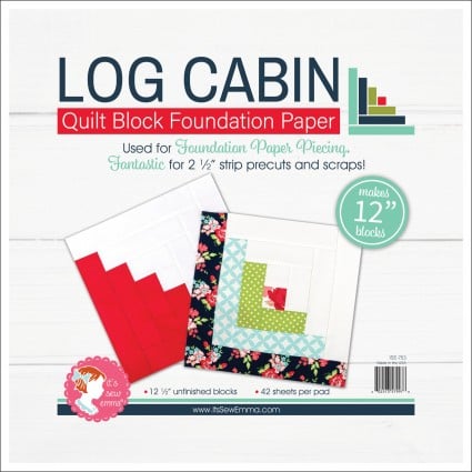 Log Cabin Foundation Paper Piecing Pads