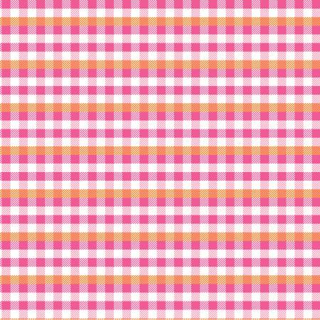 Kitty Loves Candy - Pink Halloween Plaid