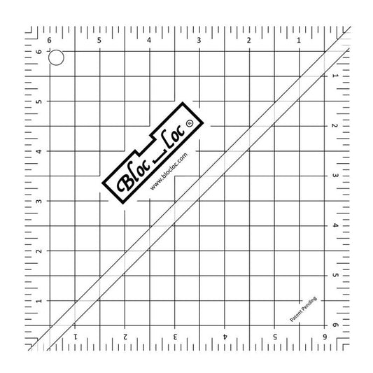 Half Square Triangle Ruler 6.5" HST
