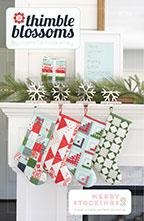 Merry Stockings 2 Pattern G TB 256 Thimble Blossoms#1