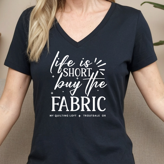 Quilt-Tees - Life is Short