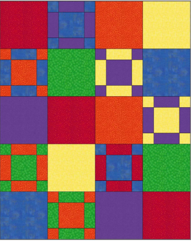 Lucky 13 - PDF Quilt Pattern for Six Packs