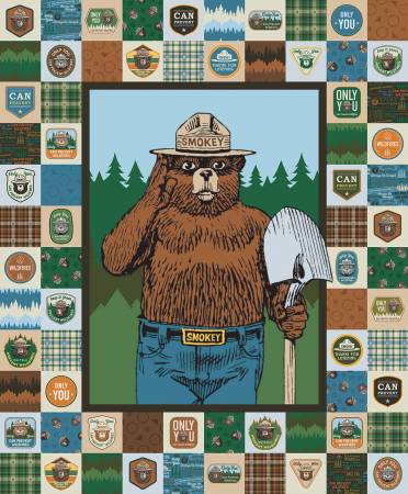 Only You Smokey Bear 36" x 43" Panel