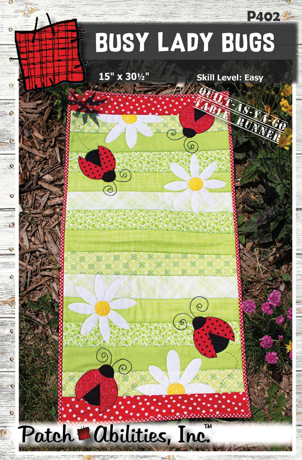 BUSY LADY BUGS - PATTERN P402