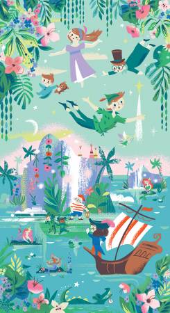 Forever Neverland - Panel 24in x 43in