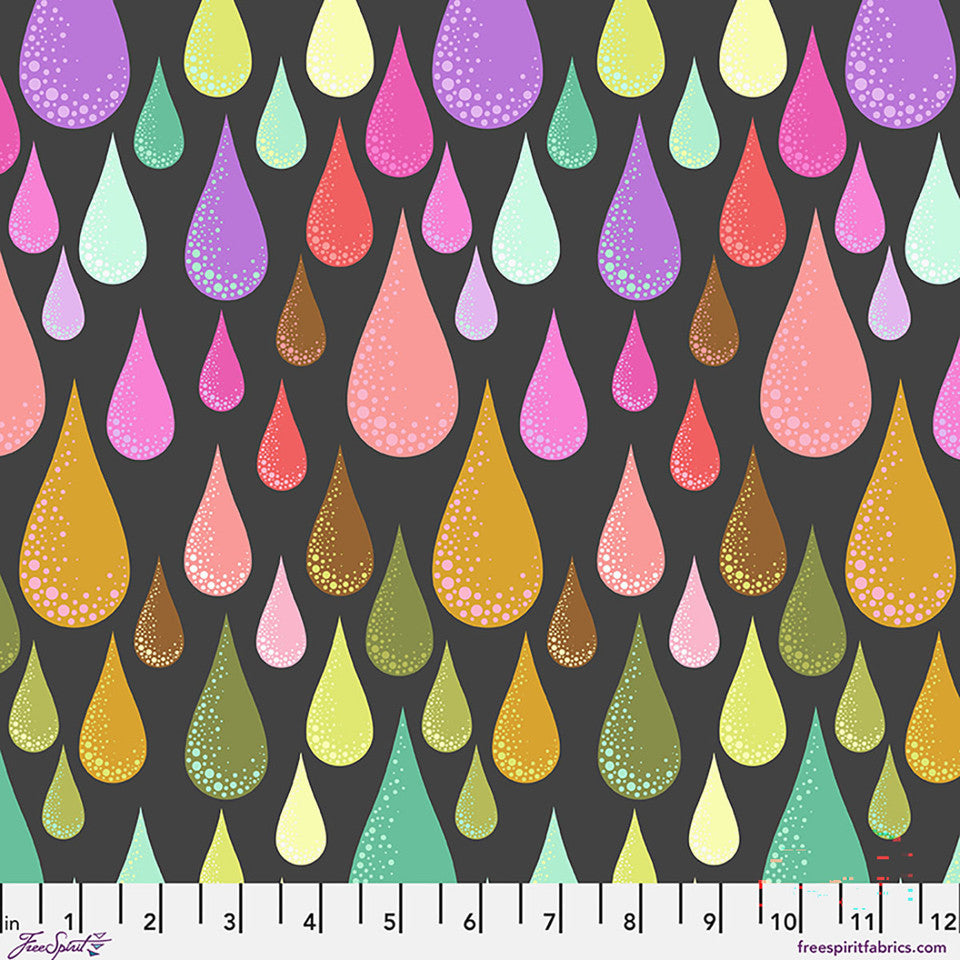 Prince Charming Déjà Vu - Dew Drops - Licorice - Tula Pink