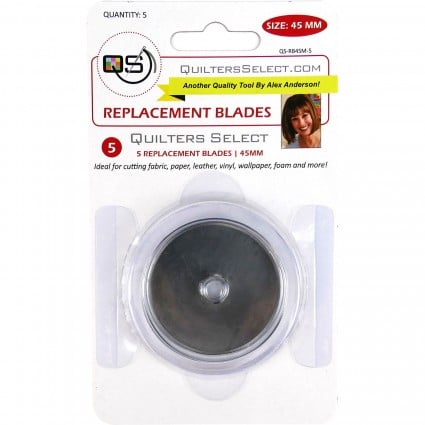45mm - 5 ct, Replacement Blade - Quilters Select