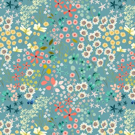 Serenity Blooms - Blue Meadow Dream