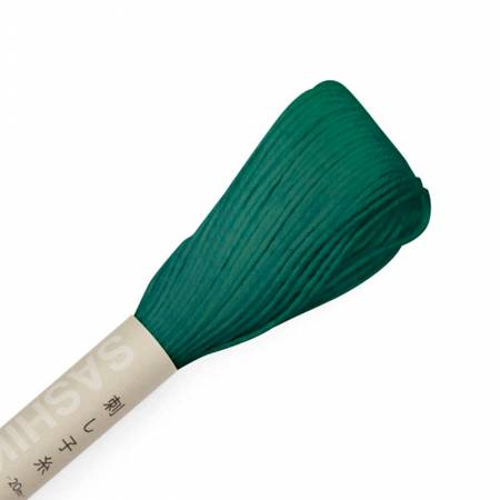 Olympus Sashiko Thread Small Skein 22yds Deep Green