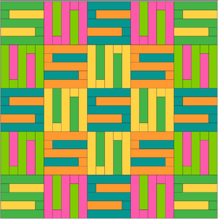 Sassafras - PDF Quilt Pattern for Six Packs