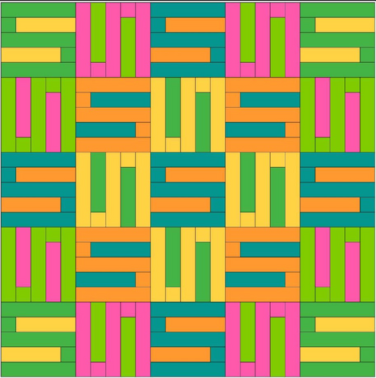 Sassafras - PDF Quilt Pattern for Six Packs