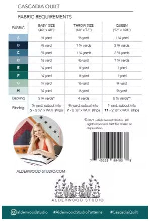 Cascadia Quilt Pattern - Pre-Order
