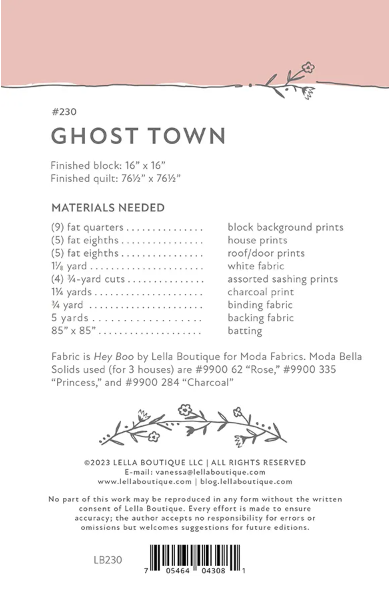 Ghost Town - G LB 230 Lella Boutique