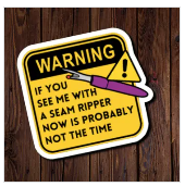 Sticker - Warning