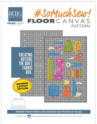 So Much Sew Floor Canvas Kit