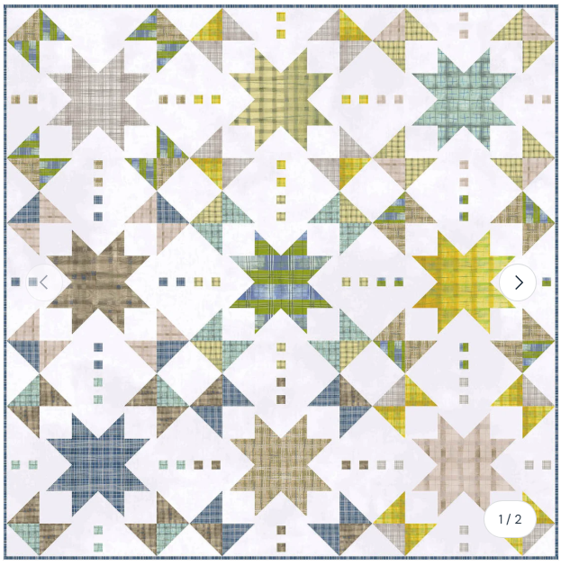 Starshine Kit throw size 66" x 66"