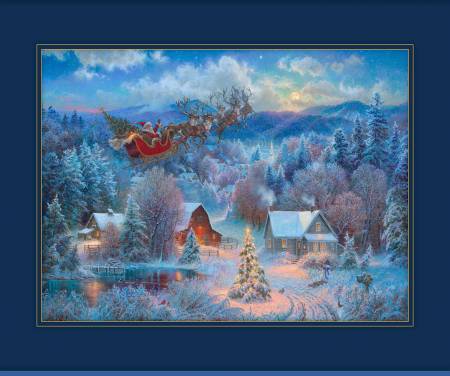 The Night Before Christmas Panel -  36inch