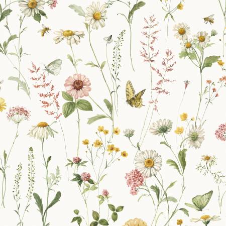 108" Love Me More Floral Cloud - Wide Back