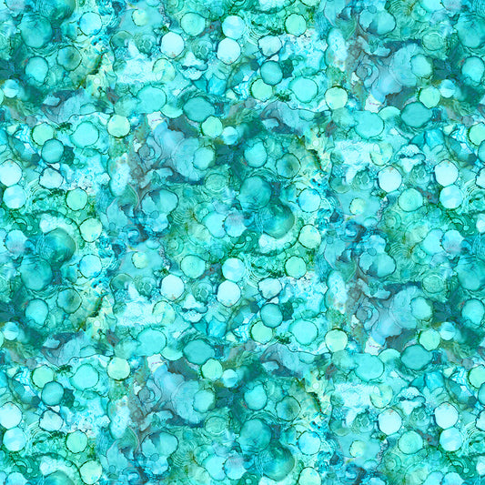 Alcohol Inks Digital Drops Turquoise