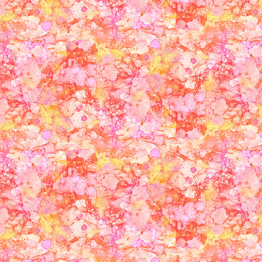 Alcohol Inks Digital Drops Coral