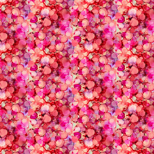 Alcohol Inks Digital Drops Red