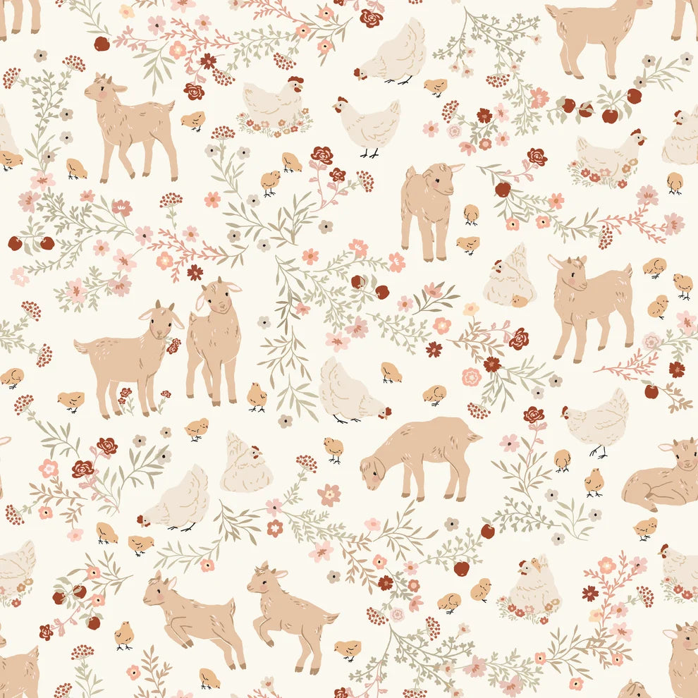 Barnyard Babies White - Primrose & Parsley
