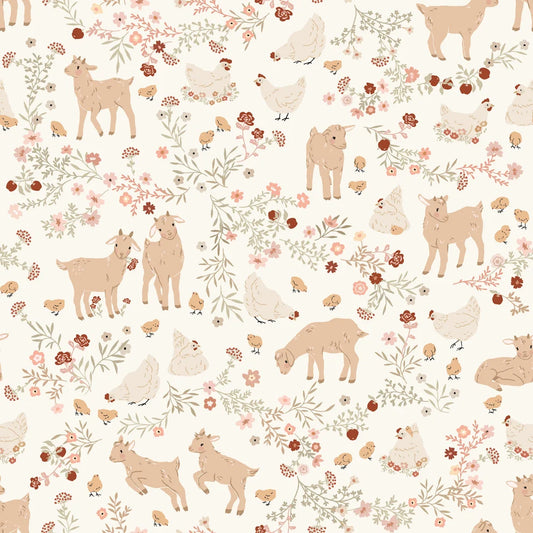 Barnyard Babies White - Primrose & Parsley