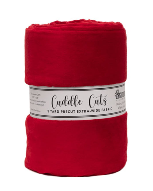 Cuddle Cut 3 Yard Bundle - Cardinal
