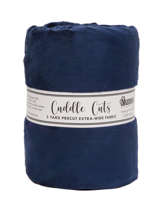 Cuddle Cut Navy 3 Yard Bundle
