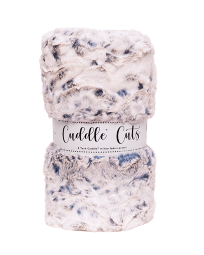 Luxe Cuddle Snowy Owl Navy 2 Yard Bundle