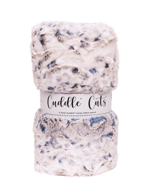 Luxe Cuddle Snowy Owl Navy 2 Yard Bundle