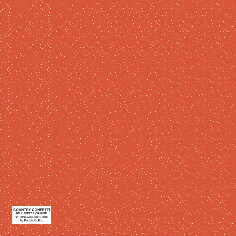 Country Confetti - Bell Pepper Orange